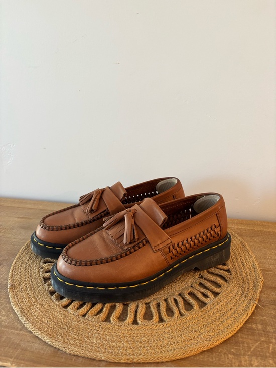 Dr. Martens Shoes - Brown Leather Tassel Loafers W7